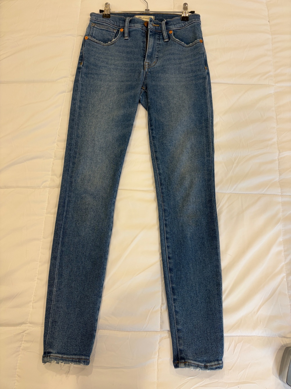 Madewell Skinny Blue Denim Jeans